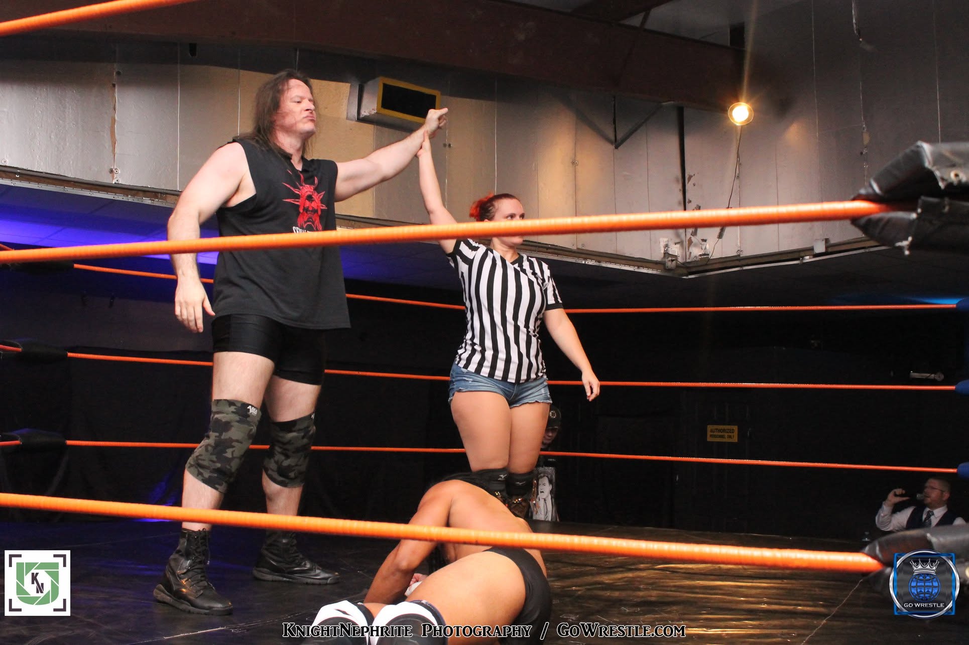 Kyle Blizzard at a Go Wrestle event