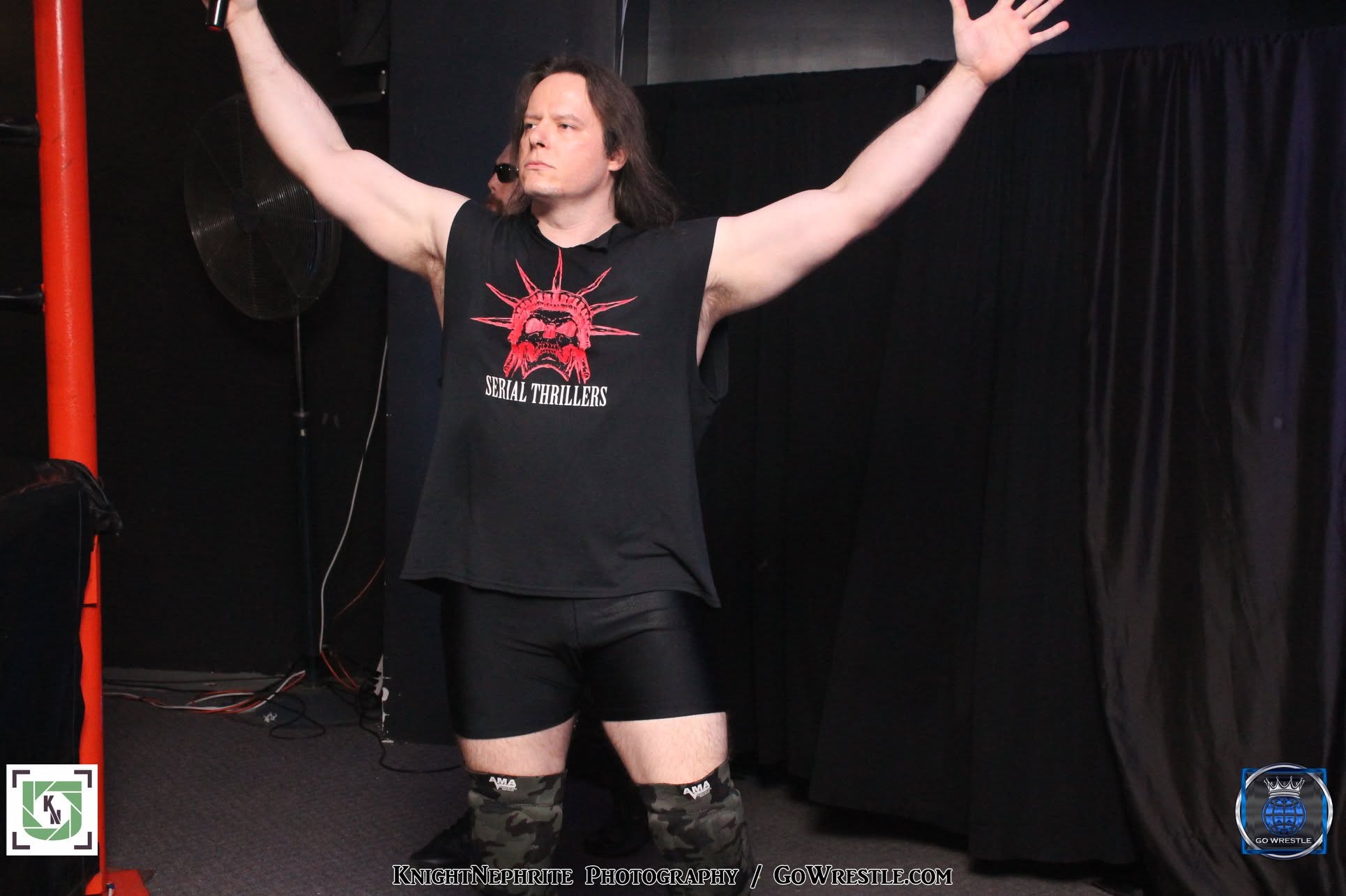 Kyle Blizzard at a Go Wrestle event