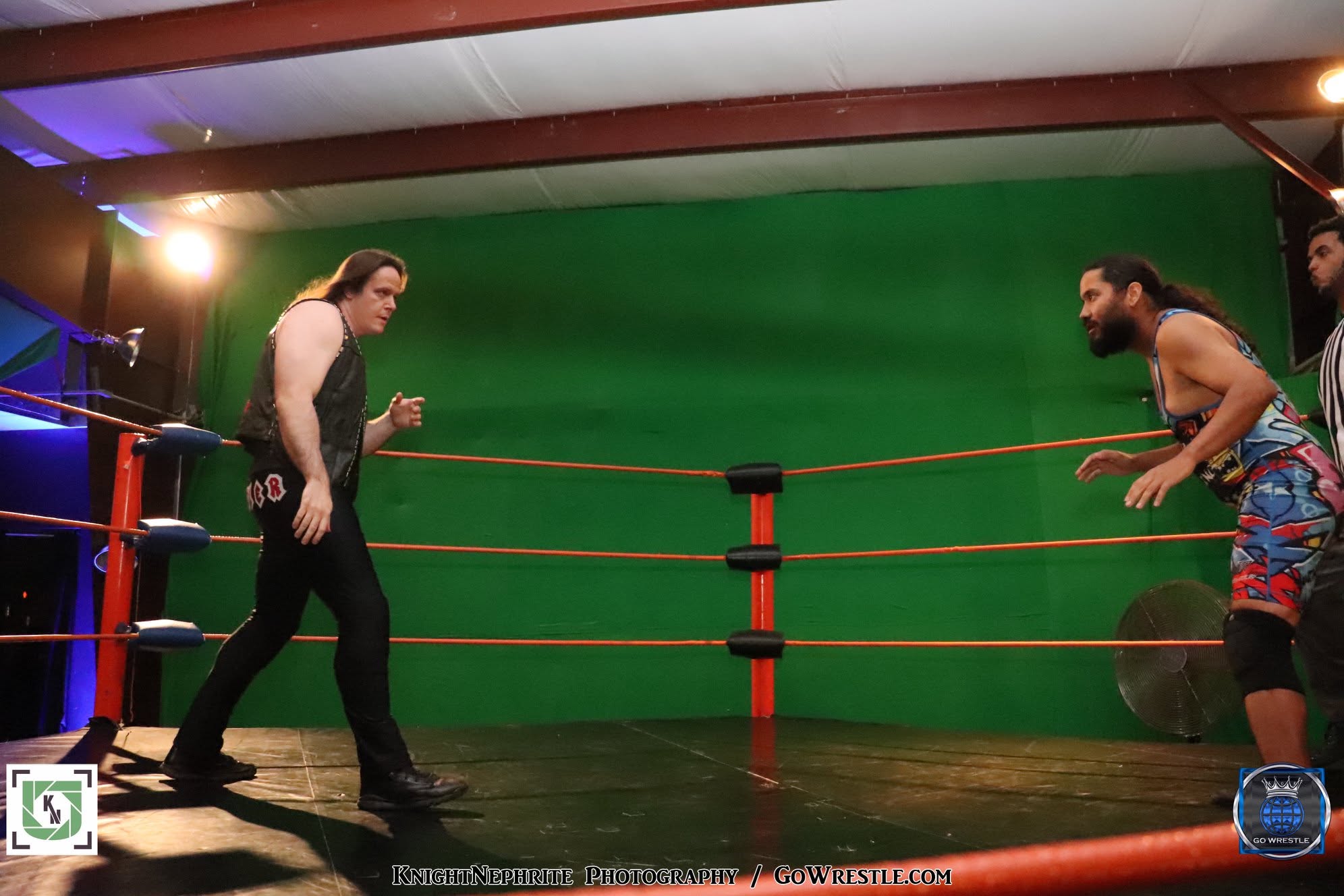 Kyle Blizzard at a Go Wrestle event