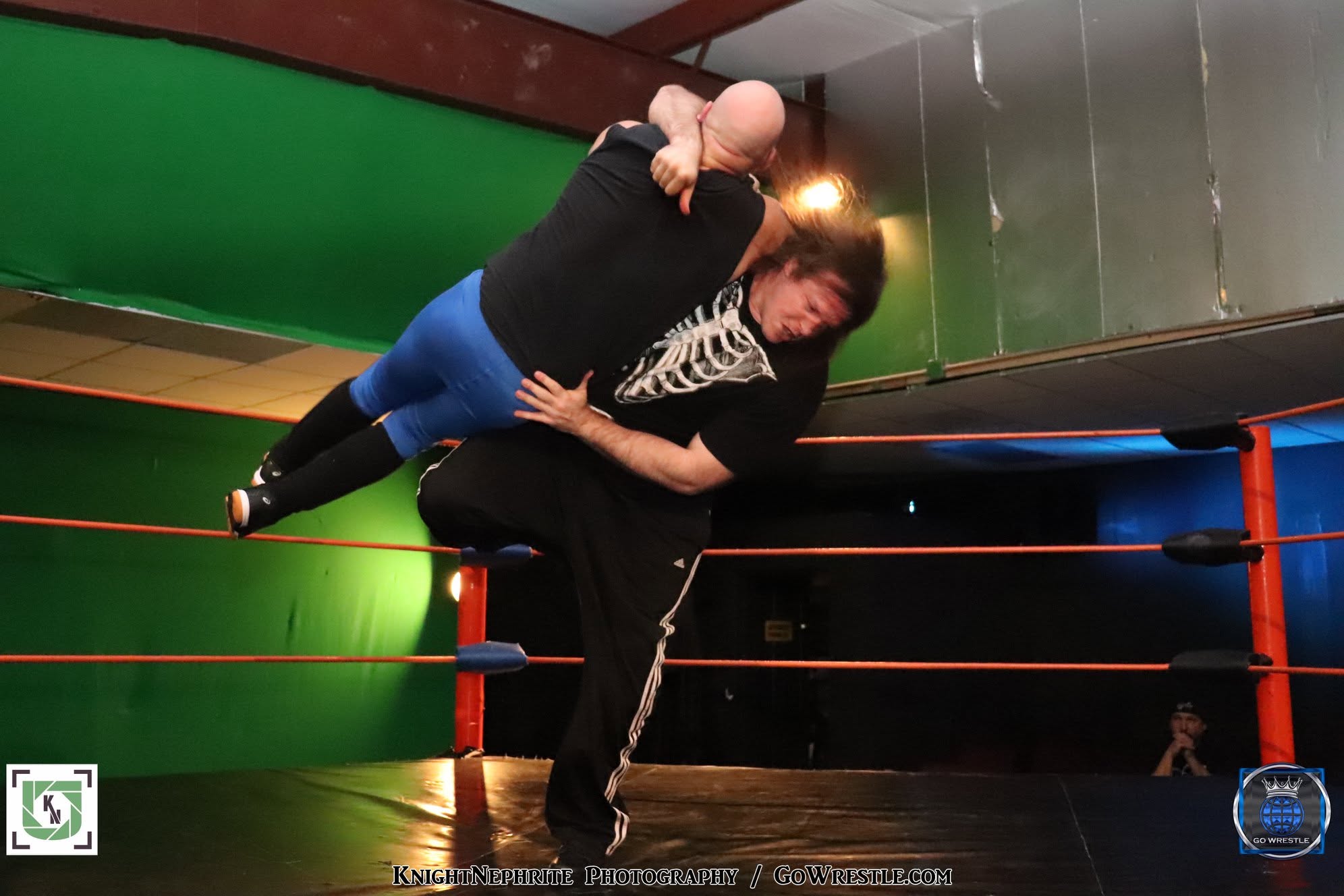 Kyle Blizzard at a Go Wrestle event