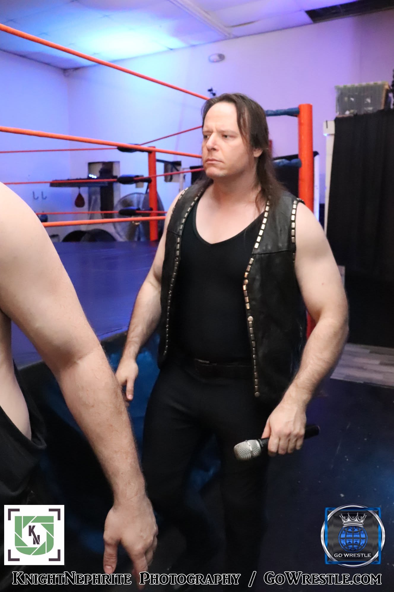 Kyle Blizzard at a Go Wrestle event