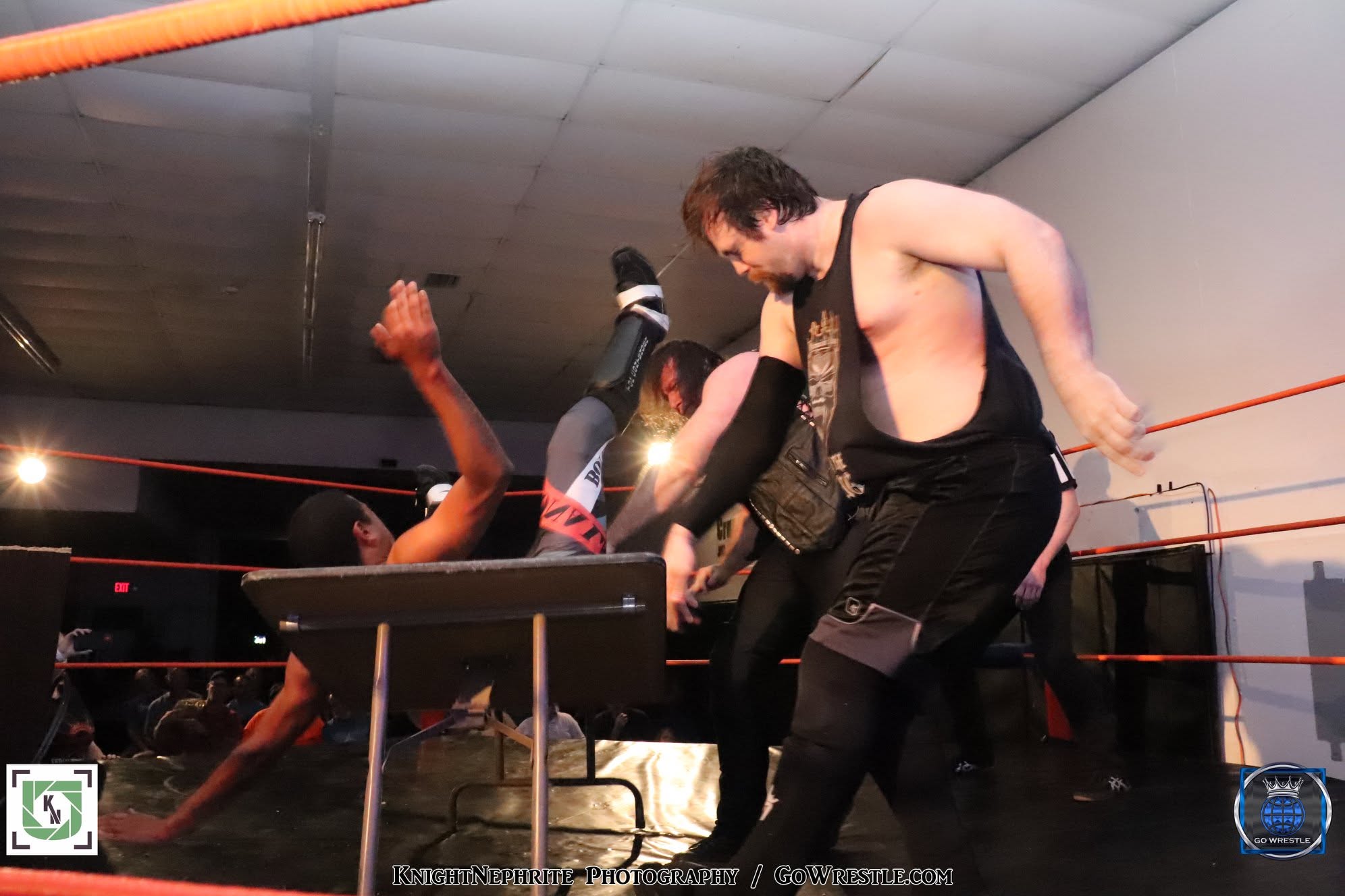 Kyle Blizzard at a Go Wrestle event