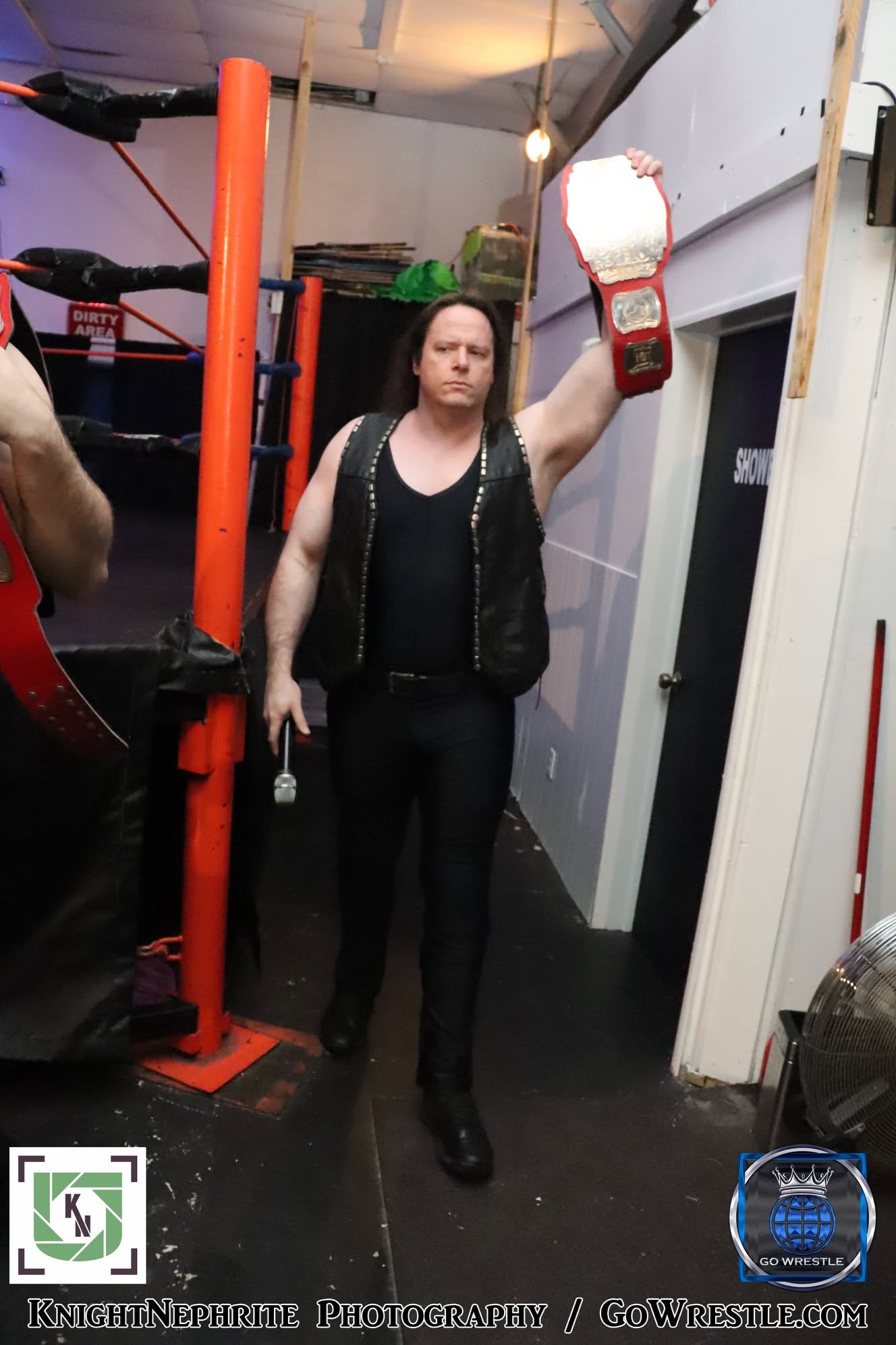 Kyle Blizzard at a Go Wrestle event