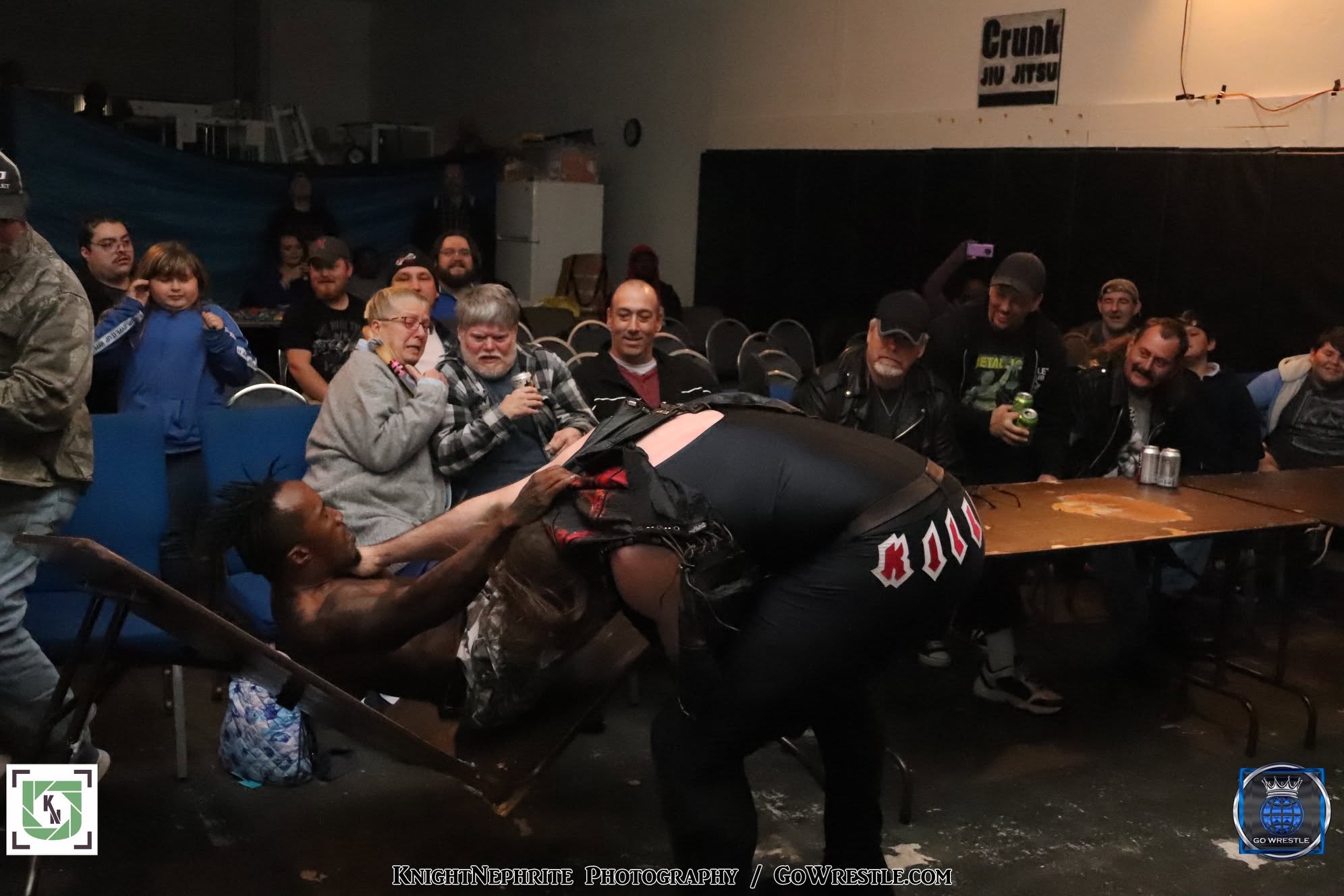 Kyle Blizzard at a Go Wrestle event