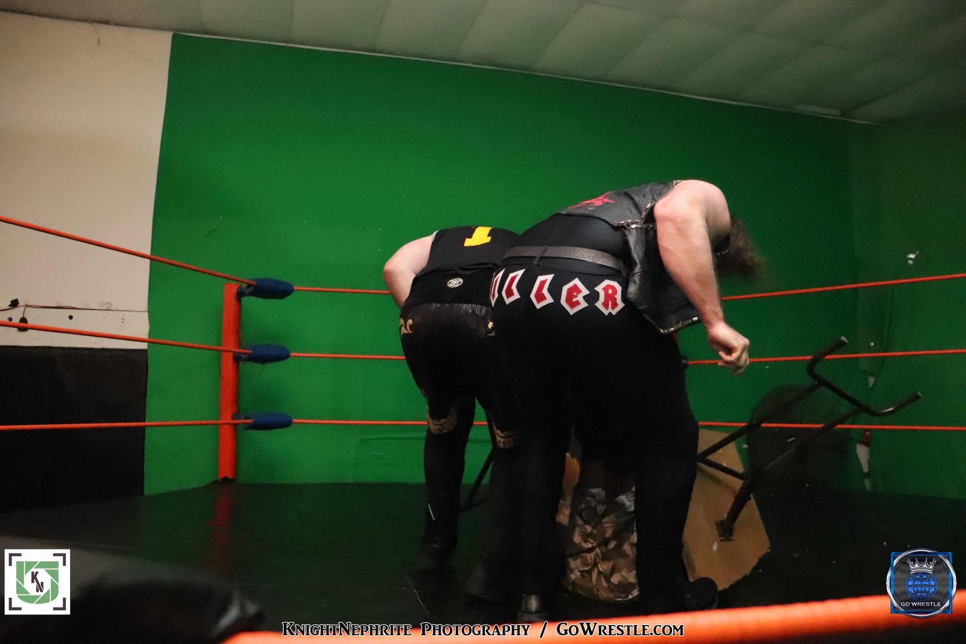 Kyle Blizzard at a Go Wrestle event