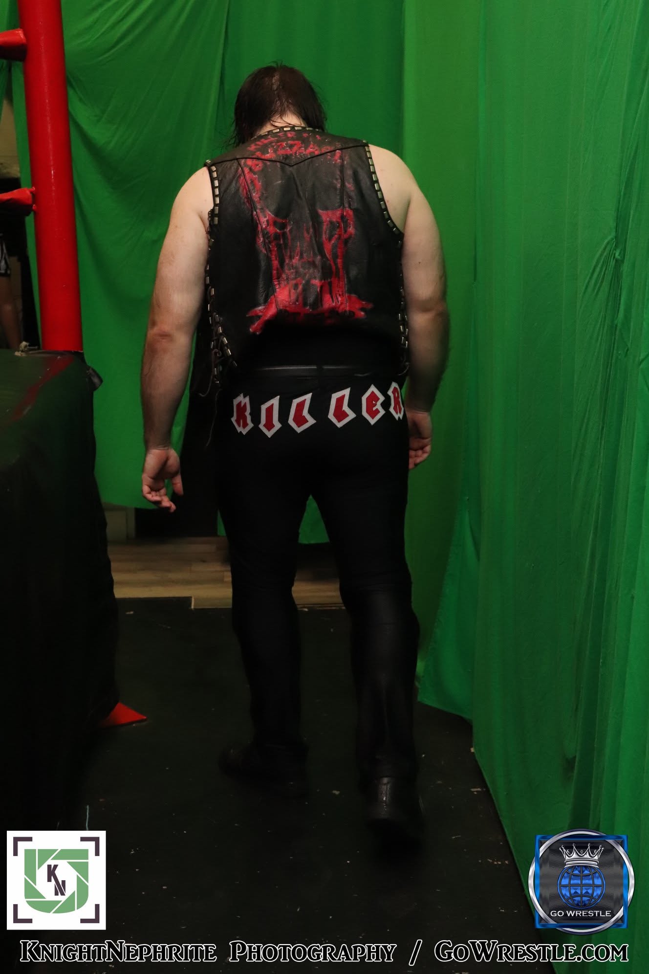 Kyle Blizzard at a Go Wrestle event