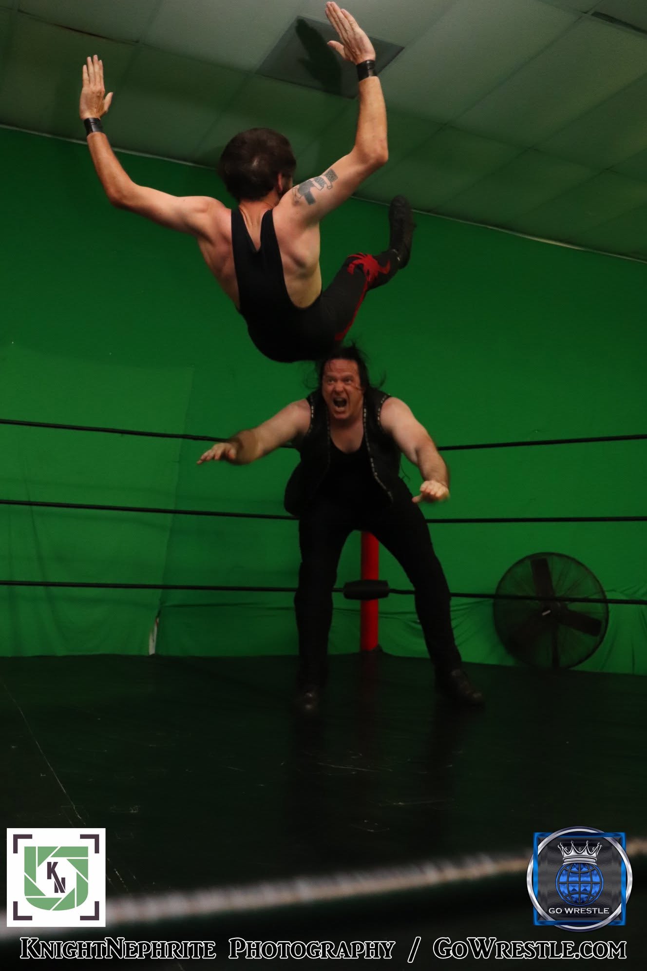 Kyle Blizzard at a Go Wrestle event