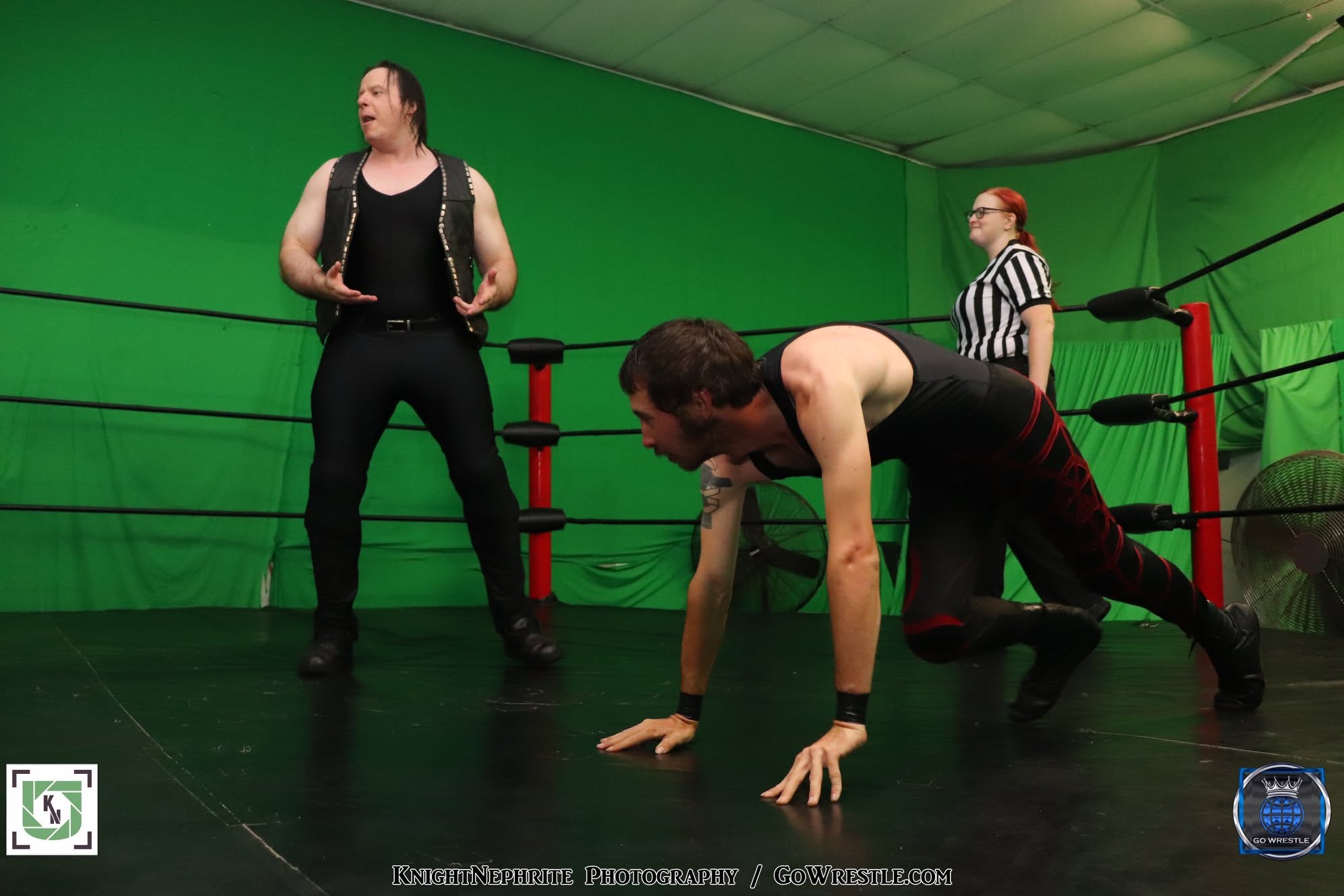 Kyle Blizzard at a Go Wrestle event
