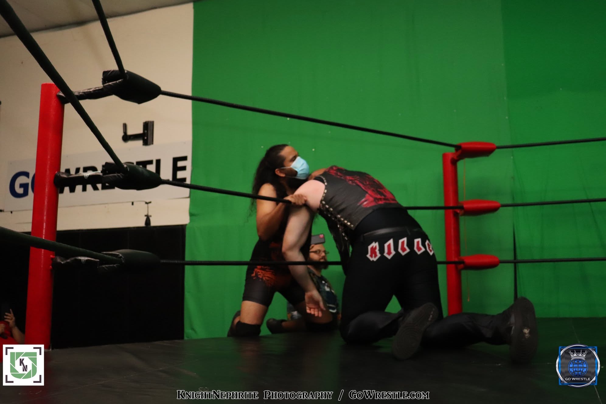 Kyle Blizzard at a Go Wrestle event