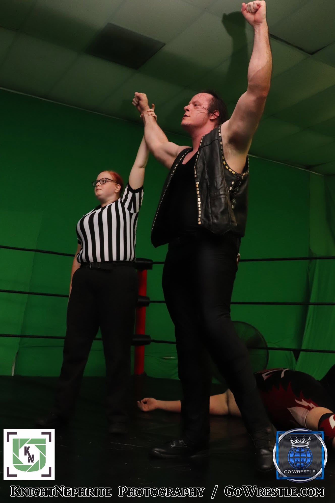 Kyle Blizzard at a Go Wrestle event