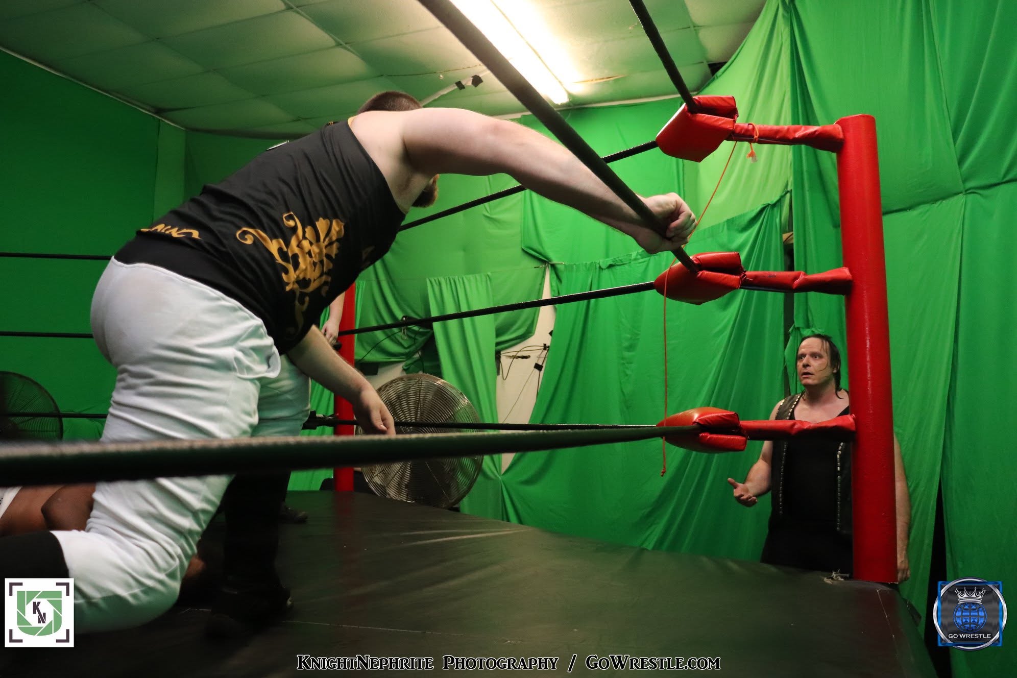 Kyle Blizzard at a Go Wrestle event