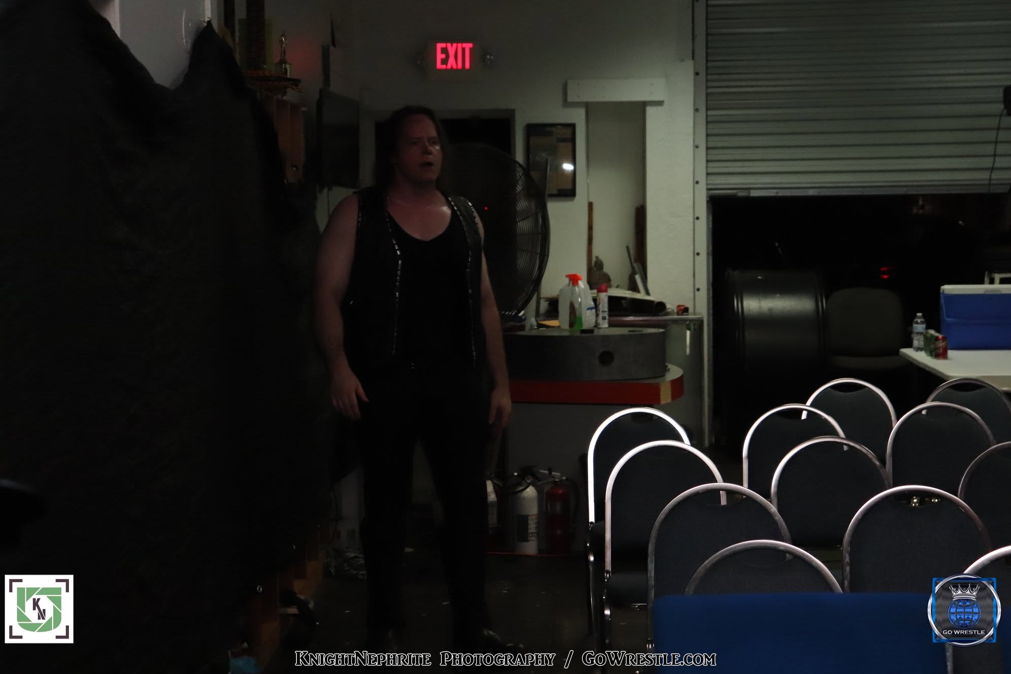 Kyle Blizzard at a Go Wrestle event