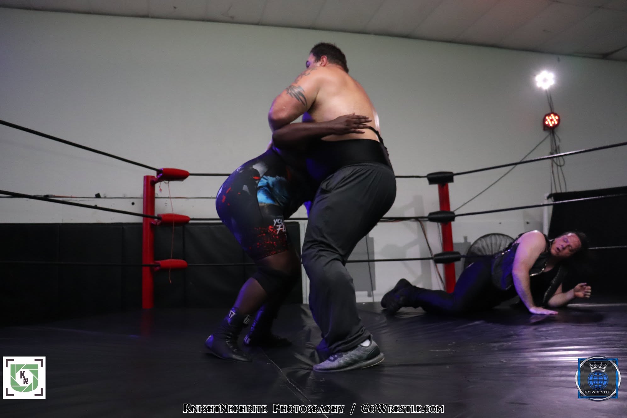 Kyle Blizzard at a Go Wrestle event